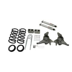BELLTECH LOWERING KITS 1998-2003 Chevrolet Blazer/Jimmy 6 cyl. (except Extreme) 4" or 5" F/3" R drop W/ Street Performance Shocks