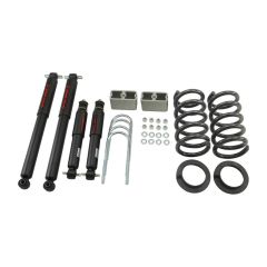 BELLTECH LOWERING KITS 1998-2003 Chevrolet Blazer/Jimmy 6 cyl. (except Extreme) 2" or 3" F/3" R drop W/ Nitro Drop II Shocks