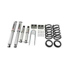BELLTECH LOWERING KITS 1998-2003 Chevrolet Blazer/Jimmy 6 cyl. (except Extreme) 2" or 3" F/3" R drop W/ Street Performance Shocks