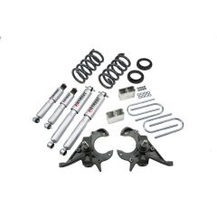 BELLTECH LOWERING KITS  1995-1997 Chevrolet Blazer/Jimmy 6 cyl. 3" F/3" R W/ Street Performance Shocks