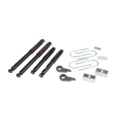 BELLTECH LOWERING KITS  1982-1997 Chevrolet S10/S15 Pickup Blazer (4WD) 1" to 3" F/2" R drop 91-93 Typhoon/Syclone 1" or 2" F/2" R drop W/ Nitro Drop II Shocks