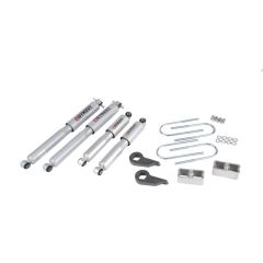 BELLTECH LOWERING KITS  1982-1997 Chevrolet S10/S15 Pickup Blazer (4WD) 1" to 3" F/2" R drop 91-93 Typhoon/Syclone 1" or 2" F/2" R drop W/ Street Performance Shocks