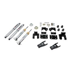 BELLTECH LOWERING KITS 2007-2013 Chevrolet Silverado/Sierra ((All Cabs), 2WD/4WD) +1" to -2" F/4" R drop W/ Street Performance Shocks
