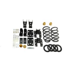 BELLTECH LOWERING KITS  2007-2013 Chevrolet Silverado/Sierra (Ext Cab & Crew Cab) 1" or 2" F/4" R drop W/O Shocks