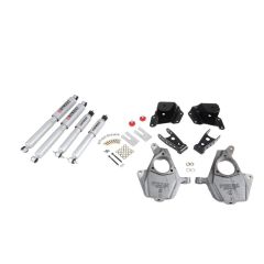 BELLTECH LOWERING KITS  1999-2006 Chevrolet Silverado/Sierra (Std Cab) 2" F/3" R drop W/ Street Performance Shocks