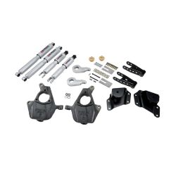 BELLTECH LOWERING KITS 2005-2006 Chevrolet Silverado/Sierra (Std Cab, w/ Factory Front Torsion bar) 3" or 4" F/4" R drop W/ Street Performance Shocks