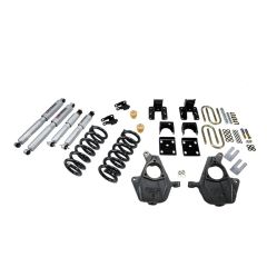 BELLTECH LOWERING KITS  2004-2006 Chevrolet Silverado/Sierra (Crew Cab 4DR) 3" F/4" or 5" R drop W/ Street Performance Shocks