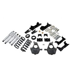 BELLTECH LOWERING KITS  2004-2006 Chevrolet Silverado/Sierra (Crew Cab 4DR) 4" or 5" F/6" or 7" R drop W/ Street Performance Shocks