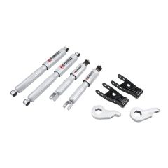 BELLTECH LOWERING KITS  2003-2007 Chevrolet Silverado SS (2WD/4WD) 01-04 GMC Sierra Denali 2" F/2" R drop W/ Street Performance Shocks