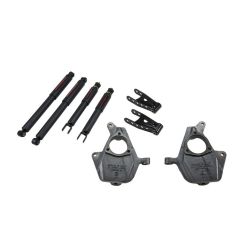 BELLTECH LOWERING KITS  2003-2007 Chevrolet Silverado SS (2WD/4WD) 01-04 GMC Sierra Denali 2" F/2" R drop W/ Nitro Drop II Shocks