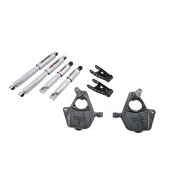 BELLTECH LOWERING KITS  2003-2007 Chevrolet Silverado SS (2WD/4WD) 01-04 GMC Sierra Denali 2" F/2" R drop W/ Street Performance Shocks