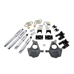 BELLTECH LOWERING KITS  2004-2006 GMC Sierra Denali (Crew Cab 4DR) 2" F/4" or 5" R drop W/ Street Performance Shocks