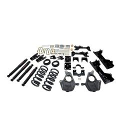 BELLTECH LOWERING KITS 1999-2000 Chevrolet Silverado/Sierra (Ext Cab) 4" or 5" F/6" or 7" R drop W/ Nitro Drop II Shocks
