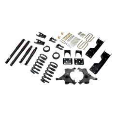 BELLTECH LOWERING KITS  1992-1998 Chevrolet Silverado/Sierra C1500 (Std Cab, ext 454 SS) 4" or 5" F/6" or 7" R drop W/ Nitro Drop II Shocks