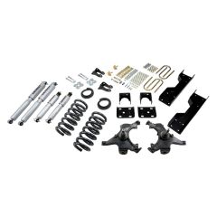 BELLTECH LOWERING KITS  1988-1991 Chevrolet Silverado/Sierra C1500 (Std Cab, ext 454 SS) 4" or 5" F/6" R drop W/ Street Performance Shocks