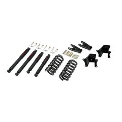 BELLTECH LOWERING KITS  1973-1987 Chevrolet C10 2" F/4" R drop W/ Nitro Drop II Shocks