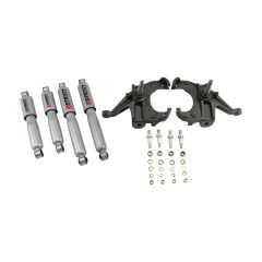 BELLTECH LOWERING KITS  1973-1987 Chevrolet C10 (1" Rotor) 3" F/4" R drop W/ Street Performance Shocks