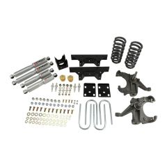 BELLTECH LOWERING KITS  1973-1987 Chevrolet C10 (1 1/4" Rotor) 4" F/6" R drop W/ Street Performance Shocks