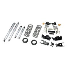 BELLTECH LOWERING KITS 1997-2000 Chevrolet Silverado/Sierra 3/4 Ton & 1 Ton (Crew Cab/Dually) 1" or 2" F/4" R drop W/ Street Performance Shocks