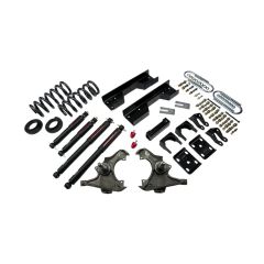 BELLTECH LOWERING KITS  1989-1996 Chevrolet Silverado/Sierra 3/4 Ton & 1 Ton (Ext/Crew Cab) 4" or 5" F/8" R drop W/ Nitro Drop II Shocks