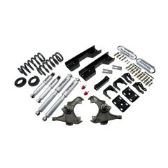BELLTECH LOWERING KITS  1989-1996 Chevrolet Silverado/Sierra 3/4 Ton & 1 Ton (Ext/Crew Cab) 4" or 5" F/8" R drop W/ Street Performance Shocks