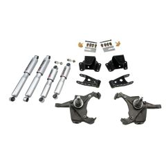 BELLTECH LOWERING KITS  1975-1991 Chevrolet Silverado C30 1 Ton (Crew Cab & Dually Only) 3" F/4" R drop W/ Street Performance Shocks
