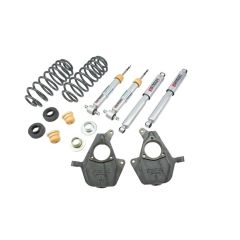 BELLTECH LOWERING KITS 2007-2014 Chevrolet Avalanche (w/out Factory Autoride 2WD/4WD) 2" F/ 2" or 3" R drop W/ Street Performance Shocks