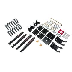 BELLTECH LOWERING KITS  1995-2002 Chevrolet Astro/Safari (2WD, w/ Factory Steel Leaf) 2.5" F/3.5" R drop W/ Nitro Drop II Shocks