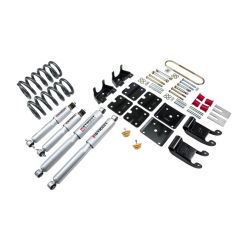 BELLTECH LOWERING KITS  1995-2002 Chevrolet Astro/Safari (2WD, w/ Factory Steel Leaf) 2.5" F/3.5" R drop W/ Street Performance Shocks