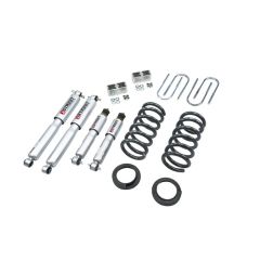 BELLTECH LOWERING KITS  1996-2003 Isuzu Hombre 6 cyl. (2WD) 2" or 3" F/2" R drop W/ Street Performance Shocks