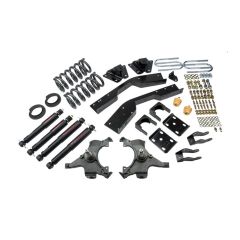 BELLTECH LOWERING KITS  1992-1994 Chevrolet Suburban (2WD, 3/4 Ton 6 Lug) 4" or 5" F/7" R drop W/ Nitro Drop II Shocks