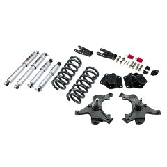 BELLTECH LOWERING KITS  1995-1999 Chevrolet Tahoe/Yukon (4DR only) 3" F/4" R drop W/ Street Performance Shocks