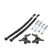 BELLTECH LOWERING KITS 1995-1999 Chevrolet Suburban (2WD, 3/4 Ton) 2" F/3" R drop W/ Street Performance Shocks