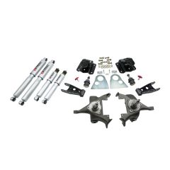 BELLTECH LOWERING KITS  1994-1999 Dodge Ram 1500 (Std Cab, V8, Auto Trans Only) 2" F/4" R drop W/ Street Performance Shocks