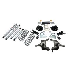 BELLTECH LOWERING KITS  1994-1999 Dodge Ram 1500 (Ext Cab, V8, Auto Trans Only) 3" F/4" R drop W/ Street Performance Shocks