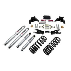 BELLTECH LOWERING KITS  1987-1996 Ford F-150 (Ext Cab) 2" F/4" R drop W/ Street Performance Shocks