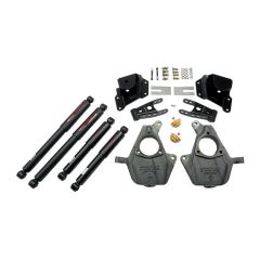 BELLTECH LOWERING KITS  2005-2006 Chevrolet Silverado/Sierra (Std Cab, w/ Factory Front Torsion Bar) 2" F/3" R drop W/ Nitro Drop II Shocks