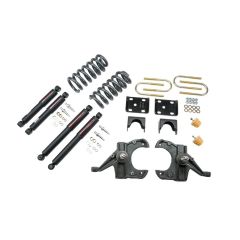 BELLTECH LOWERING KITS  1973-1987 Chevrolet Blazer/Jimmy (1 Rotor) 4" F/6" R drop W/ Nitro Drop II Shocks