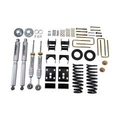 BELLTECH LOWERING KITS  2009-2013 Ford F-150 Ext Cab Short Bed 2" or 3" F/4" R drop W/ Street Performance Shocks