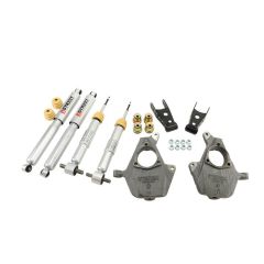 BELLTECH LOWERING KITS  2014-2015 Chevrolet Silverado/Sierra (All Cabs) 2wd 2" F/2" or 3" R Drop W/ Street Performance Shocks