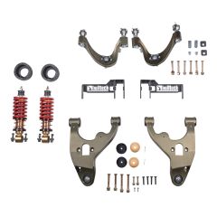 BELLTECH FRONT COILOVER CONVERSION KIT 1988-1998 Chevy C1500, No Spindle, No Sway Bar