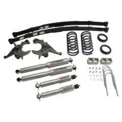 BELLTECH LOWERING KITS  1982-2004 Chevrolet S10/S15 Pickup 4&6 cyl. (Ext Cab) 4" or 5" F/5" R drop W/ Street Performance Shocks