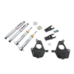 BELLTECH LOWERING KITS  2007-2013 Chevrolet Silverado/Sierra ((All Cabs), 2WD/4WD) 2" F/2" or 3" R drop W/ Street Performance Shocks