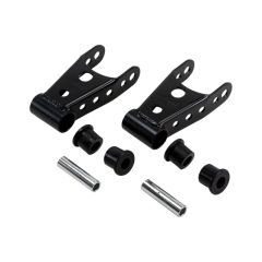 BELLTECH SHACKLE KIT 2011-2018 Chevrolet Silverado/Sierra 2500 Pickup, 2015 Ford F-150 (Ext/Crew Cab short bed) 1' Rear Drop
