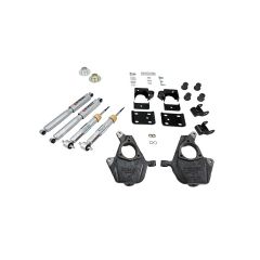 BELLTECH LOWERING KITS  2007-2013 Chevrolet Silverado/Sierra (Std Cab) 3" or 4" F/7" R drop W/ Street Performance Shocks
