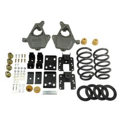 BELLTECH LOWERING KITS  2007-2013 Chevrolet Silverado/Sierra (Ext Cab & Crew Cab) 3" or 4" F/5" or 6" R drop W/O Shocks