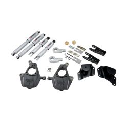 BELLTECH LOWERING KITS  2005-2006 Chevrolet Silverado/Sierra (Std Cab, w/ Factory Front Torsion bar) 3" or 4" F/4" R drop W/ Street Performance Shocks