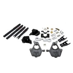 BELLTECH LOWERING KITS  2005-2006 Chevrolet Silverado/Sierra (Ext Cab, w/ Factory Front Torsion bar) 3" or 4" F/4" R drop W/ Nitro Drop II Shocks