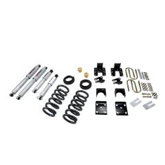 BELLTECH LOWERING KITS  2004-2006 Chevrolet Silverado/Sierra (Crew Cab 4DR) 3" F/4" or 5" R drop W/ Street Performance Shocks