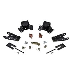 BELLTECH SHACKLE AND HANGER KIT 1975-1991 Chevrolet C30 Crew Cab & Dually 4" Rear Drop